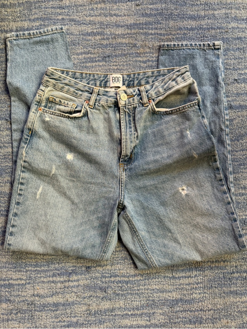 BDG Light Blue High-Rise Mom Jeans